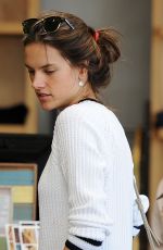 ALESSANDRA AMBROSIO Shopping at Blue Planet Store in Santa Monica