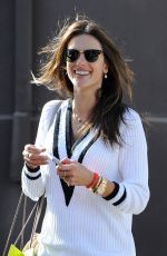 ALESSANDRA AMBROSIO Shopping at Blue Planet Store in Santa Monica