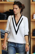 ALESSANDRA AMBROSIO Shopping at Blue Planet Store in Santa Monica