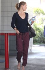 ALI LARTER at a Gas Station in Los Angeles