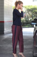 ALI LARTER at a Gas Station in Los Angeles
