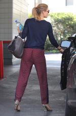 ALI LARTER at a Gas Station in Los Angeles