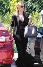 ALI LARTER Out Shopping in Beverly Hills