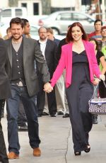 ALYSON HANNIGAN Arrives at Jimmy Kimmel Live! in Los Angeles