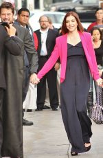 ALYSON HANNIGAN Arrives at Jimmy Kimmel Live! in Los Angeles