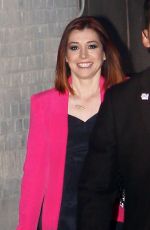ALYSON HANNIGAN Arrives at Jimmy Kimmel Live! in Los Angeles