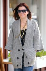 ALYSON HANNIGAN Leaves Brentwood Country Mart in Los Angeles