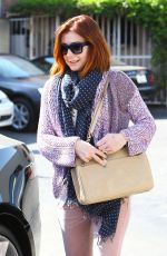 ALYSON HANNIGAN Out in Beverly Hills