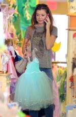 ALYSON HANNIGAN Shops for Princess Dresses in Los Angeles