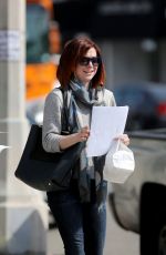 ALYSON HANNIGAN with New Hairstyle Out in Los Angeles