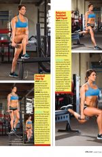 AMANDA LATONA in Oxygen Magazine, April 2014 Issue