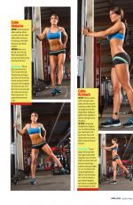AMANDA LATONA in Oxygen Magazine, April 2014 Issue