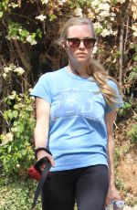 AMANDA SEYFRIED in Leggings Hiking with Her Dog in Runyon Canyon