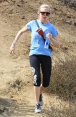 AMANDA SEYFRIED in Leggings Hiking with Her Dog in Runyon Canyon
