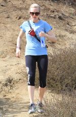 AMANDA SEYFRIED in Leggings Hiking with Her Dog in Runyon Canyon