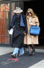 AMBER HEARD and Johnny Depp Leaves a Hotel in New York