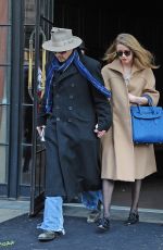 AMBER HEARD and Johnny Depp Leaves a Hotel in New York
