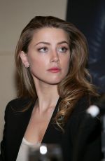 AMBER HEARD at 2014 Texas Film Awards Press Conference in Austin