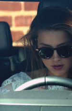 AMBER HEARD Shows Her Engagement Ring Out in Beverly Hills