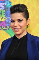 AMERICA FERRERA at 2014 Nickelodeon’s Kids’ Choice Awards in Los Angeles