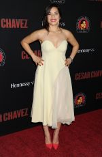 AMERICA FERRERA at Cesar Chavez Premiere in Hollywood 