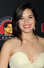 AMERICA FERRERA at Cesar Chavez Premiere in Hollywood 