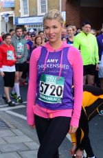 AMY WILLERTON in Spandex at Human Race Pace in London