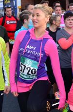 AMY WILLERTON in Spandex at Human Race Pace in London