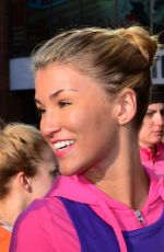 AMY WILLERTON in Spandex at Human Race Pace in London