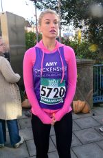 AMY WILLERTON in Spandex at Human Race Pace in London