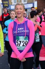 AMY WILLERTON in Spandex at Human Race Pace in London
