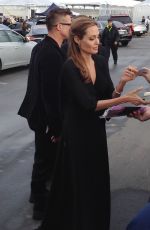 ANGELINA JOLIE Arrives at 2014 Film Independent Spirit Awards in Santa Monica