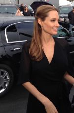 ANGELINA JOLIE Arrives at 2014 Film Independent Spirit Awards in Santa Monica