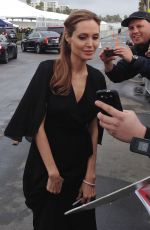 ANGELINA JOLIE Arrives at 2014 Film Independent Spirit Awards in Santa Monica