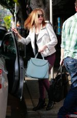 ANNA KENDRICK Leaves a Restaurant in Los Angeles