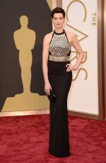 ANNE HATHAWAY at 86th Annual Academy Awards in Hollywood