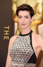 ANNE HATHAWAY at 86th Annual Academy Awards in Hollywood