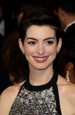 ANNE HATHAWAY at 86th Annual Academy Awards in Hollywood