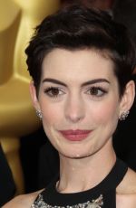 ANNE HATHAWAY at 86th Annual Academy Awards in Hollywood