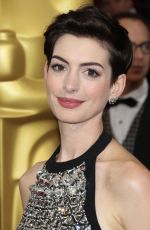 ANNE HATHAWAY at 86th Annual Academy Awards in Hollywood