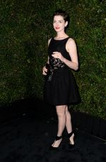 ANNE HATHAWAY at Chanel Charles Finch Pre-Oscar Dinner in Los Angeles