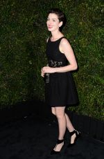 ANNE HATHAWAY at Chanel Charles Finch Pre-Oscar Dinner in Los Angeles