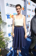ANNE HATHAWAY at Miami Walk of Fame Unveiling in Miami