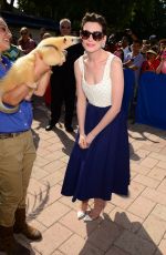 ANNE HATHAWAY at Miami Walk of Fame Unveiling in Miami