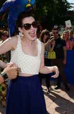 ANNE HATHAWAY at Miami Walk of Fame Unveiling in Miami