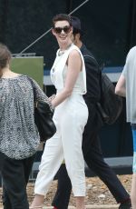 ANNE HATHAWAY Promotes Rio 2 in Miami
