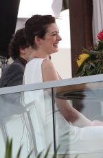 ANNE HATHAWAY Promotes Rio 2 in Miami
