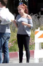 ARIEL WINTER at Farmers Market in Studio City