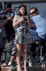 ARIEL WINTER on the Set of Modern Family in Los Angeles