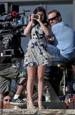 ARIEL WINTER on the Set of Modern Family in Los Angeles